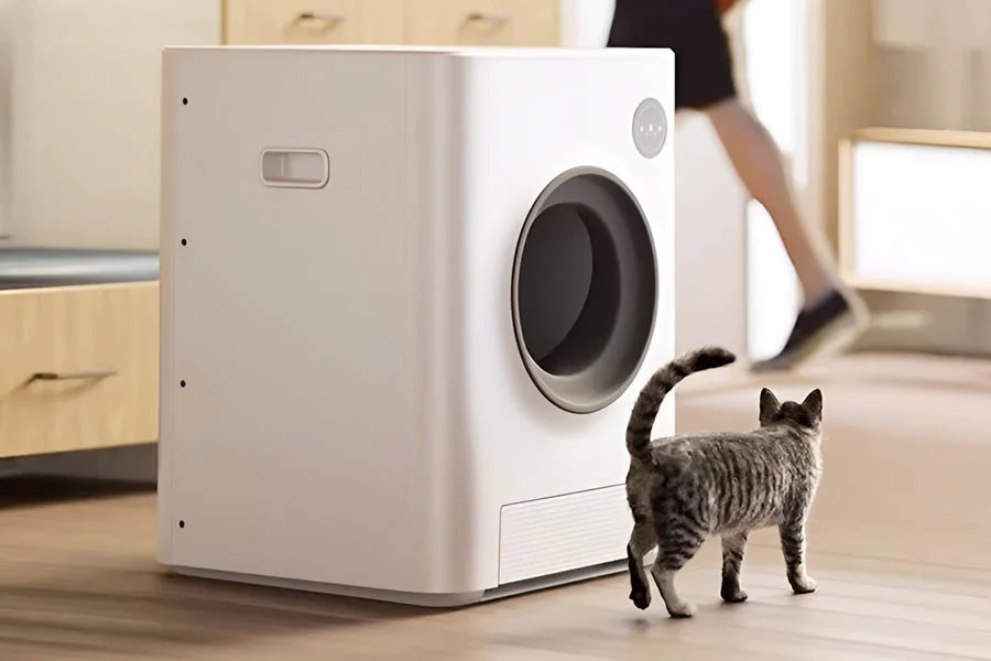 automatic cleaning cat box