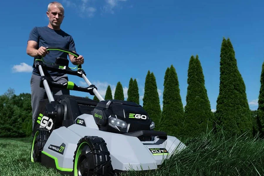 small battery operated lawn mowers